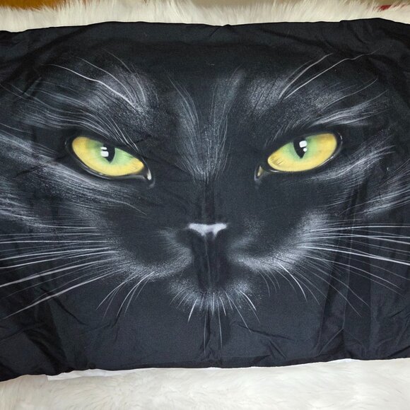 Halloween 2 Pumpkin Light Up 2 Cat Pillowcases Bloody Garland Soap Dispenser - Picture 8 of 16